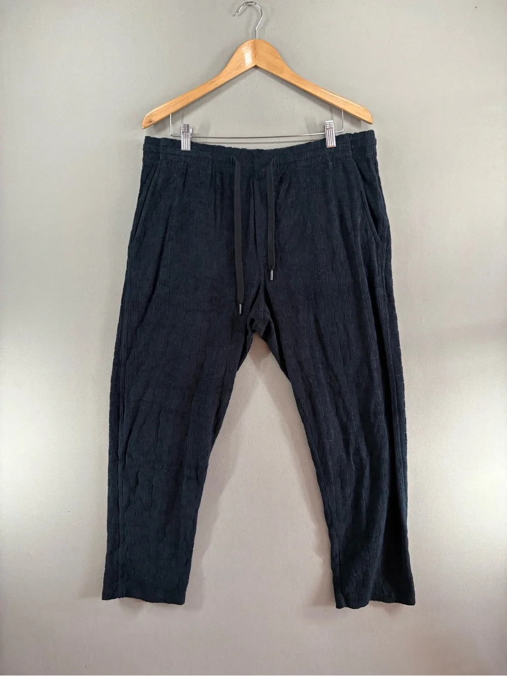 Todd Snyder Men Terry Beach SweetPant Size L Black Cotton Comfy Relaxed Nwt